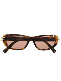 Givenchy Eyewear солнцезащитные очки в квадратной оправе черепаховой расцветки