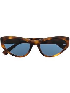 Moschino Eyewear солнцезащитные очки в оправе кошачий глаз