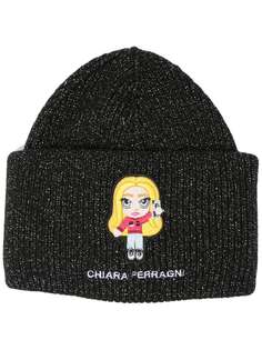 Chiara Ferragni шапка бини Chiara в рубчик