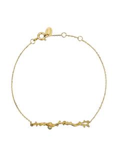 Alex Monroe браслет Coral Opal Branch из желтого золота