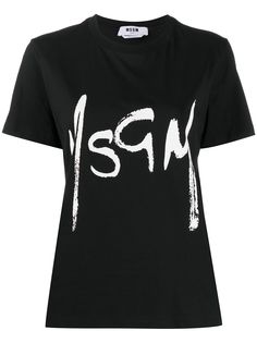 MSGM футболка с логотипом