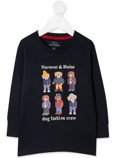 Harmont & Blaine Junior топ Harmont & Blaine с графичным принтом