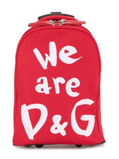Dolce & Gabbana Kids чемодан на колесиках
