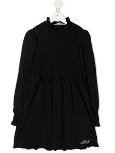Philosophy Di Lorenzo Serafini Kids расклешенное платье с вышитым логотипом