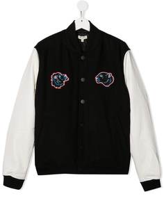 Kenzo Kids куртка с нашивкой-логотипом
