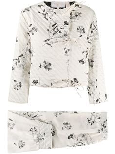 Valentino Pre-Owned стеганый костюм Oriental 1990-х годов