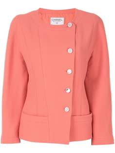 Chanel Pre-Owned пиджак 1990-х годов со смещенной застежкой