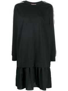 TWINSET платье-толстовка с вышивкой пайетками