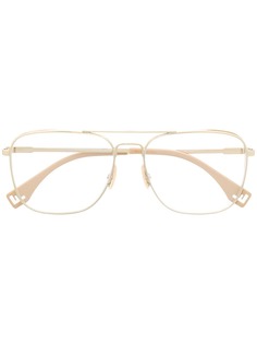 Fendi Eyewear очки в квадратной оправе