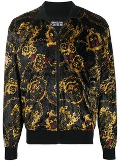Versace Jeans Couture бомбер с принтом