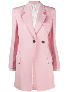 Peter Do длинный блейзер Twill асимметричного кроя