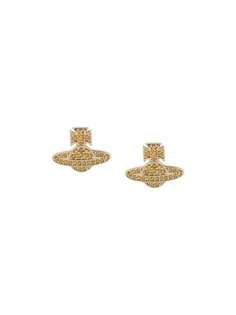 Vivienne Westwood серьги Romina с логотипом Orb