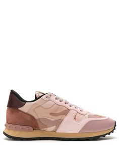 Valentino Garavani кроссовки Rockstud с камуфляжным принтом