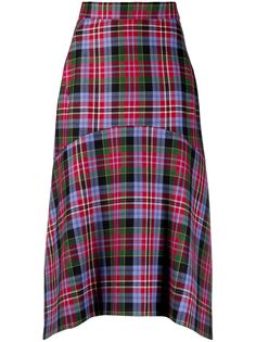 Vivienne Westwood юбка асимметричного кроя в клетку тартан