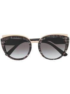 Dolce & Gabbana Eyewear солнцезащитные очки в круглой оправе