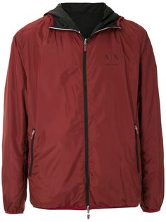 Armani Exchange спортивная куртка на молнии с капюшоном