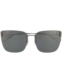 Balenciaga Eyewear солнцезащитные очки в безободковой оправе