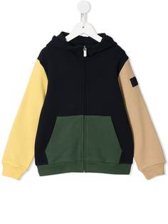 Il Gufo худи в стиле колор-блок на молнии