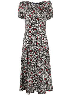 Polo Ralph Lauren платье с короткими рукавами и цветочным принтом