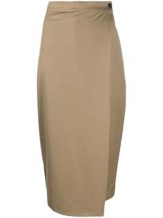 Low Classic юбка с запахом и пуговицами сбоку