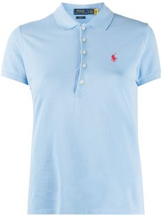Polo Ralph Lauren сетчатая рубашка поло кроя слим