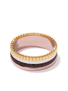 Boucheron маленькое кольцо Quatre Classique из золота трех видов