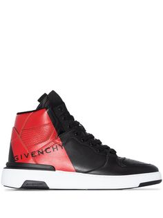 Givenchy высокие кроссовки Wing