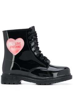 Love Moschino ботинки с нашивками