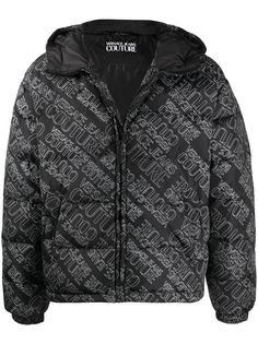 Versace Jeans Couture пуховик с логотипом