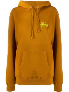 Stussy худи с кулиской и логотипом