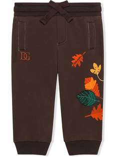 Dolce & Gabbana Kids спортивные брюки с кулиской и принтом