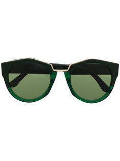 Marni Eyewear солнцезащитные очки Edge в массивной оправе