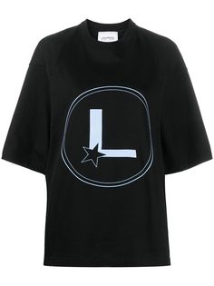 Lourdes футболка с логотипом