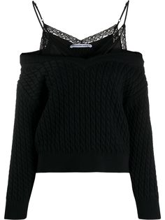 alexanderwang.t джемпер с открытыми плечами