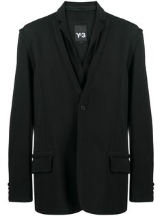 Yohji Yamamoto Pre-Owned многослойный пиджак 2000-х годов