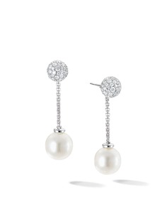 David Yurman золотые серьги Solari с жемчугом и бриллиантами