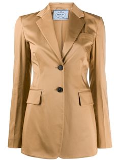 Prada однобортный блейзер