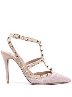 Valentino Garavani туфли Rockstud 100 с блестками