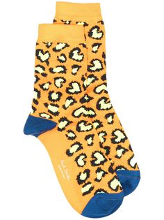 Paul Smith носки с леопардовым принтом