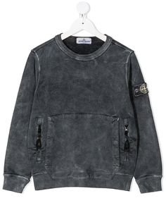 Stone Island Junior толстовка с круглым вырезом