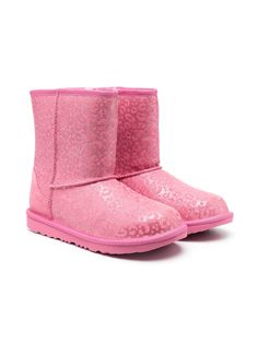 UGG Kids угги с леопардовым принтом