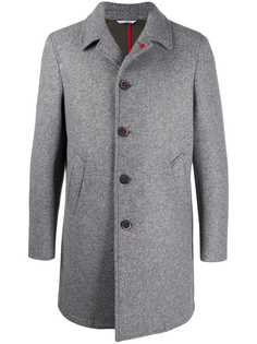 Manuel Ritz однобортное меланжевое пальто