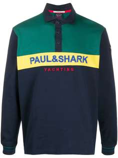 Paul & Shark рубашка поло в стиле колор-блок с логотипом