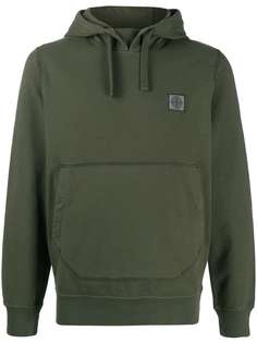 Stone Island худи с карманом спереди