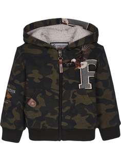 Lapin House худи на молнии с камуфляжным принтом