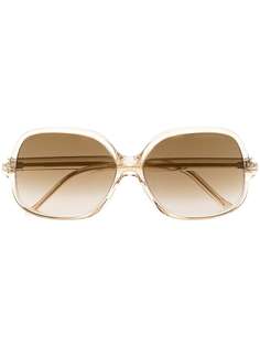 Cutler & Gross массивные солнцезащитные очки с градиентными линзами