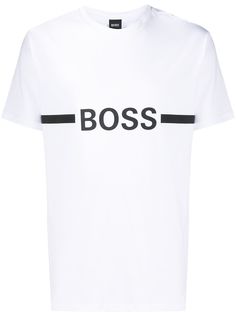 BOSS футболка с надписью