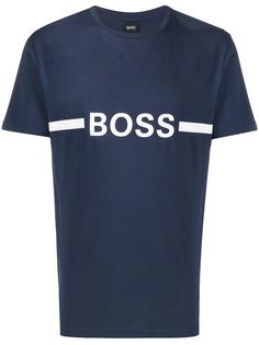 BOSS футболка с надписью