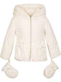 Lapin House куртка с капюшоном и искусственным мехом
