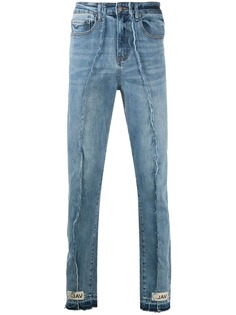 VAL KRISTOPHER джинсы с наружным швом